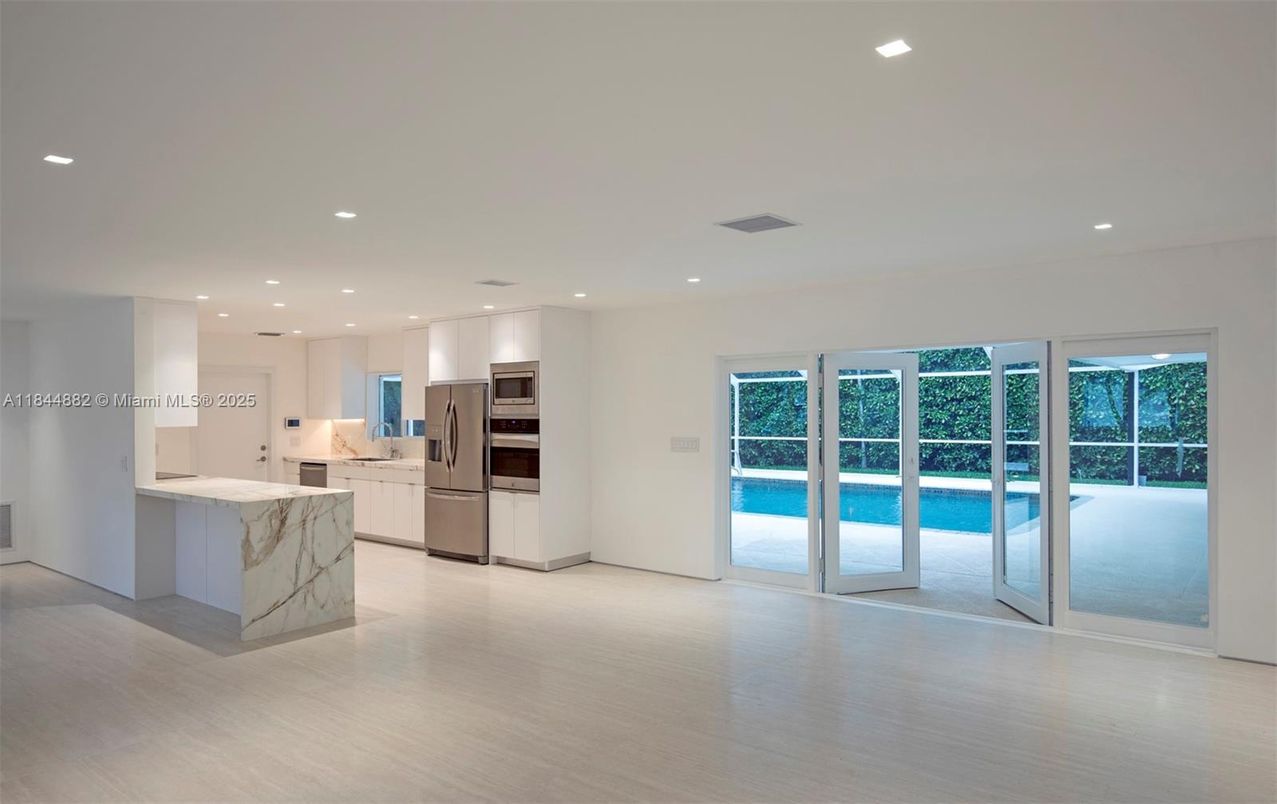 Interior, Kitchen, Recessed Lighting, Stainless Steel Appliances