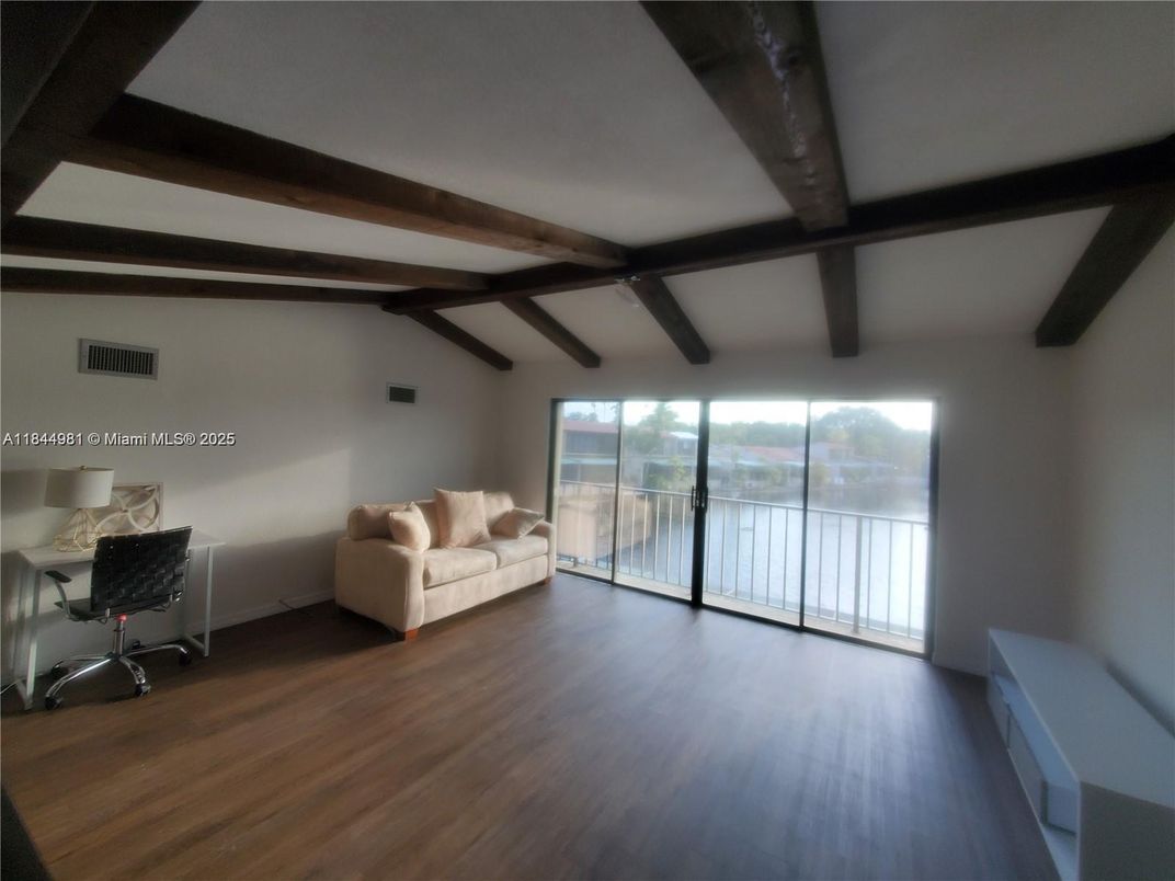 Home Office, Interior, Wooden Beams, Wood Texture Flooring