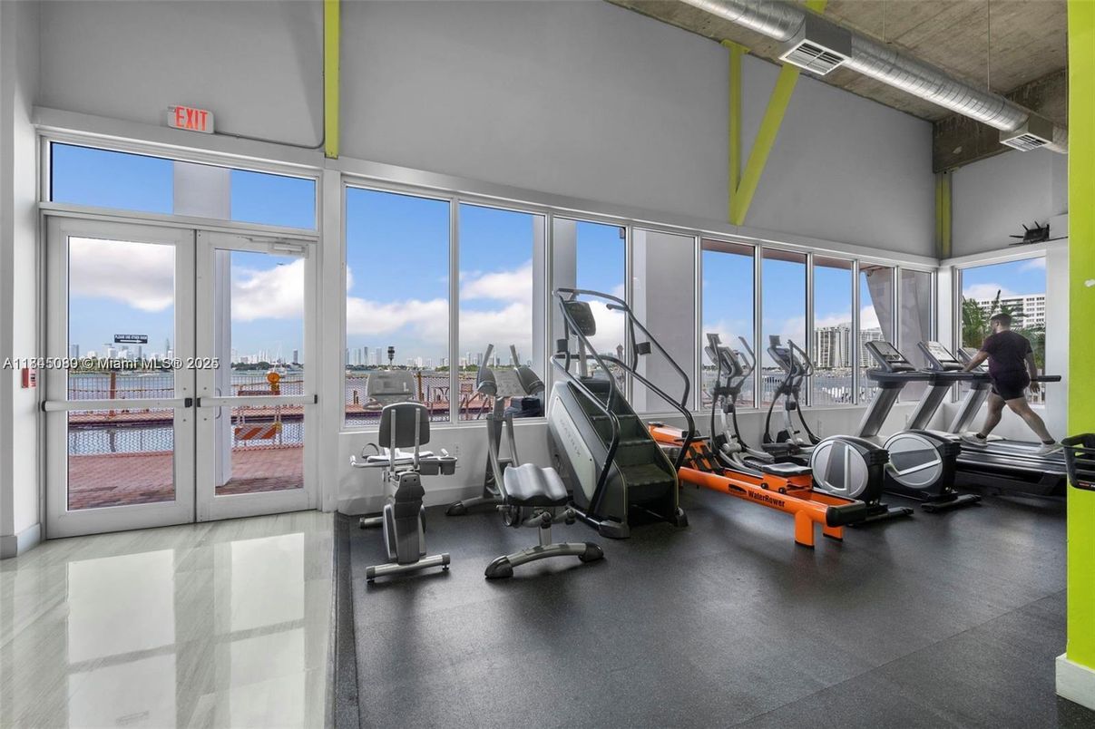 Fitness Equipment, Gym, Interior, Water