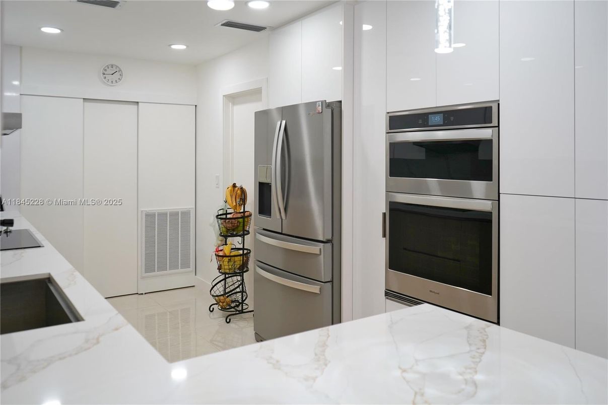 Interior, Kitchen, Recessed Lighting, Stainless Steel Appliances