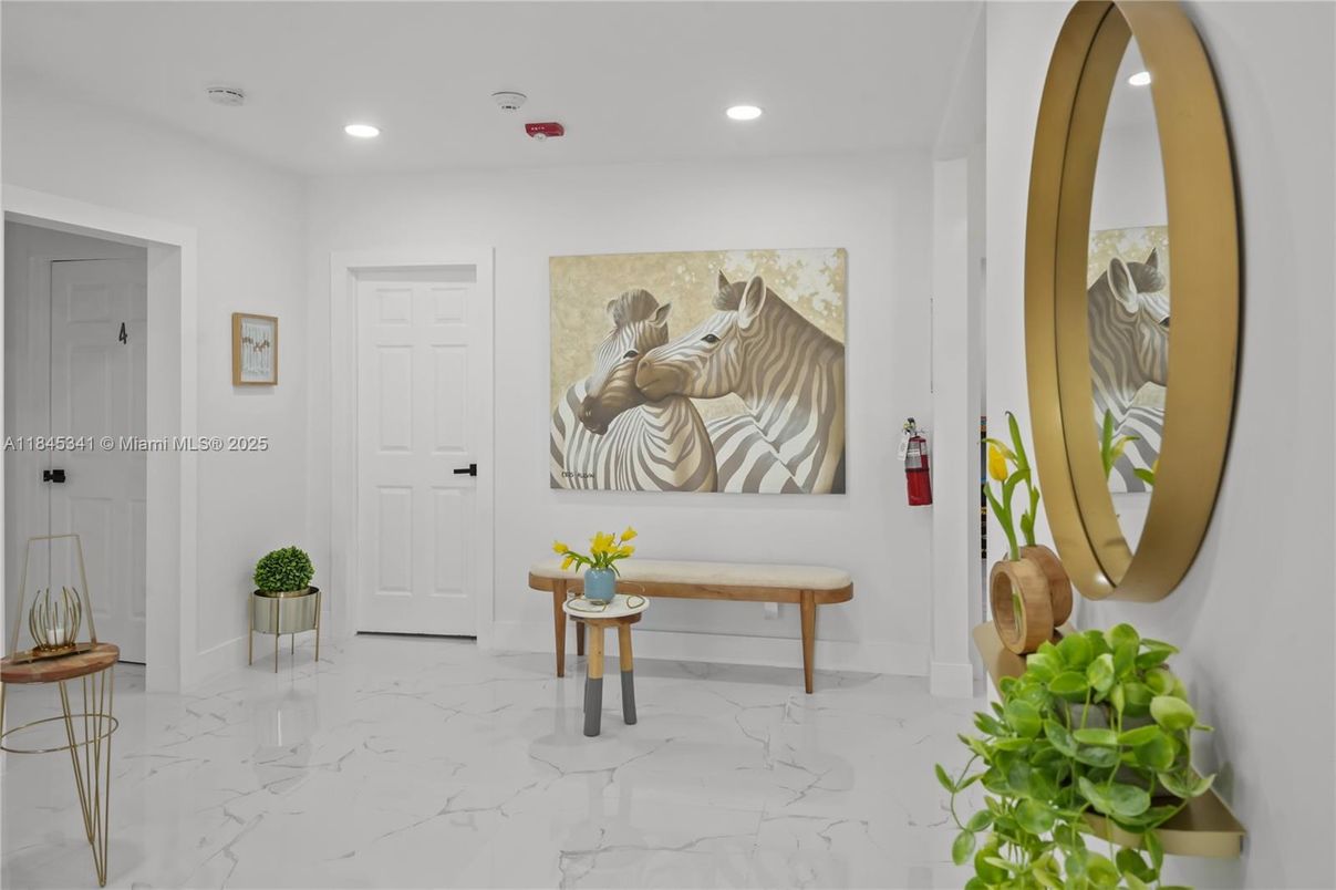 Interior, Marble, Recessed Lighting