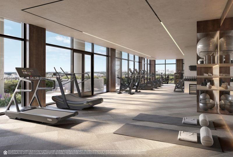 Fitness Equipment, Gym, Interior