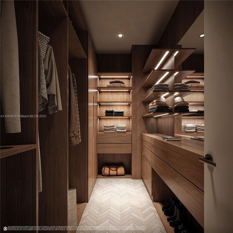 Interior, Recessed Lighting, Walk-in Closets