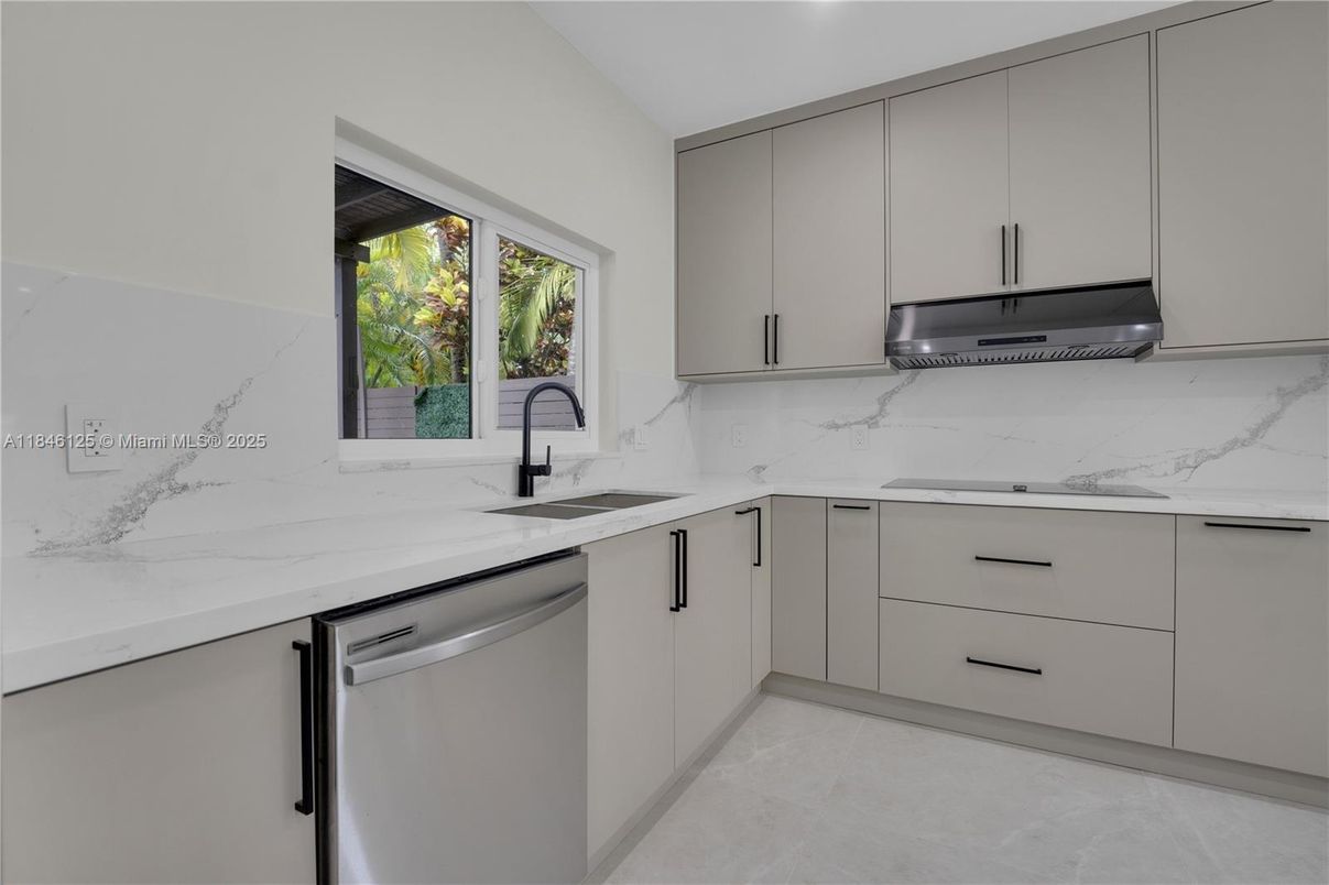 Interior, Kitchen, Marble Walls