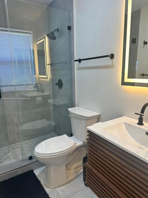 Bathroom, Glass Shower, Interior