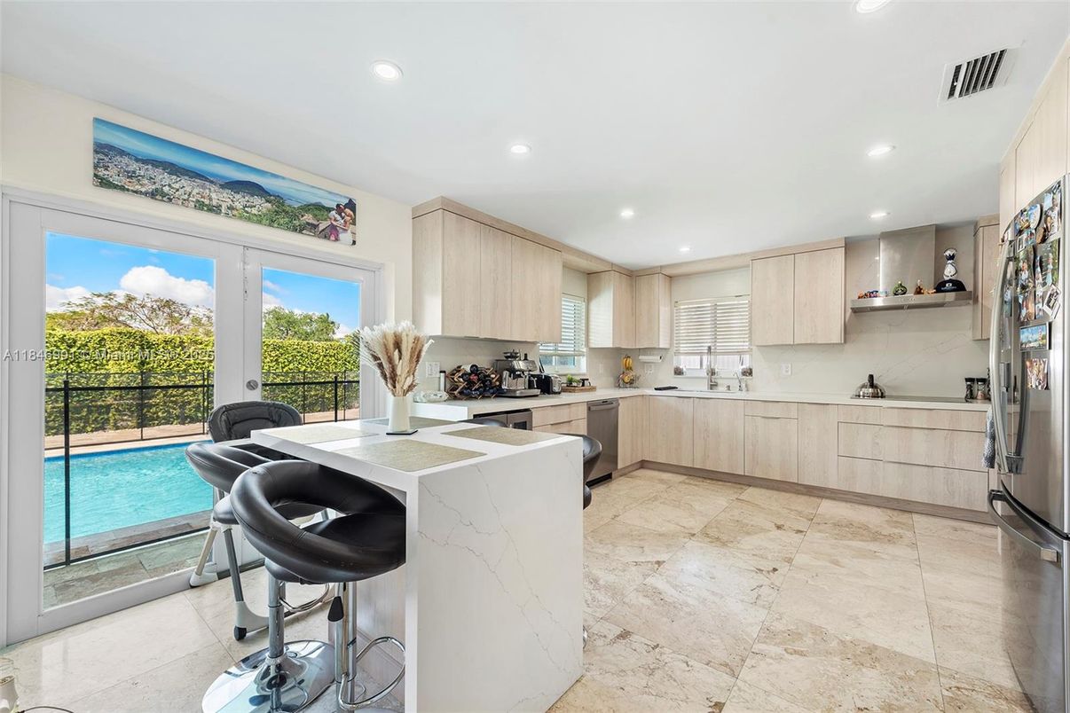 Interior, Kitchen, Recessed Lighting, Stainless Steel Appliances