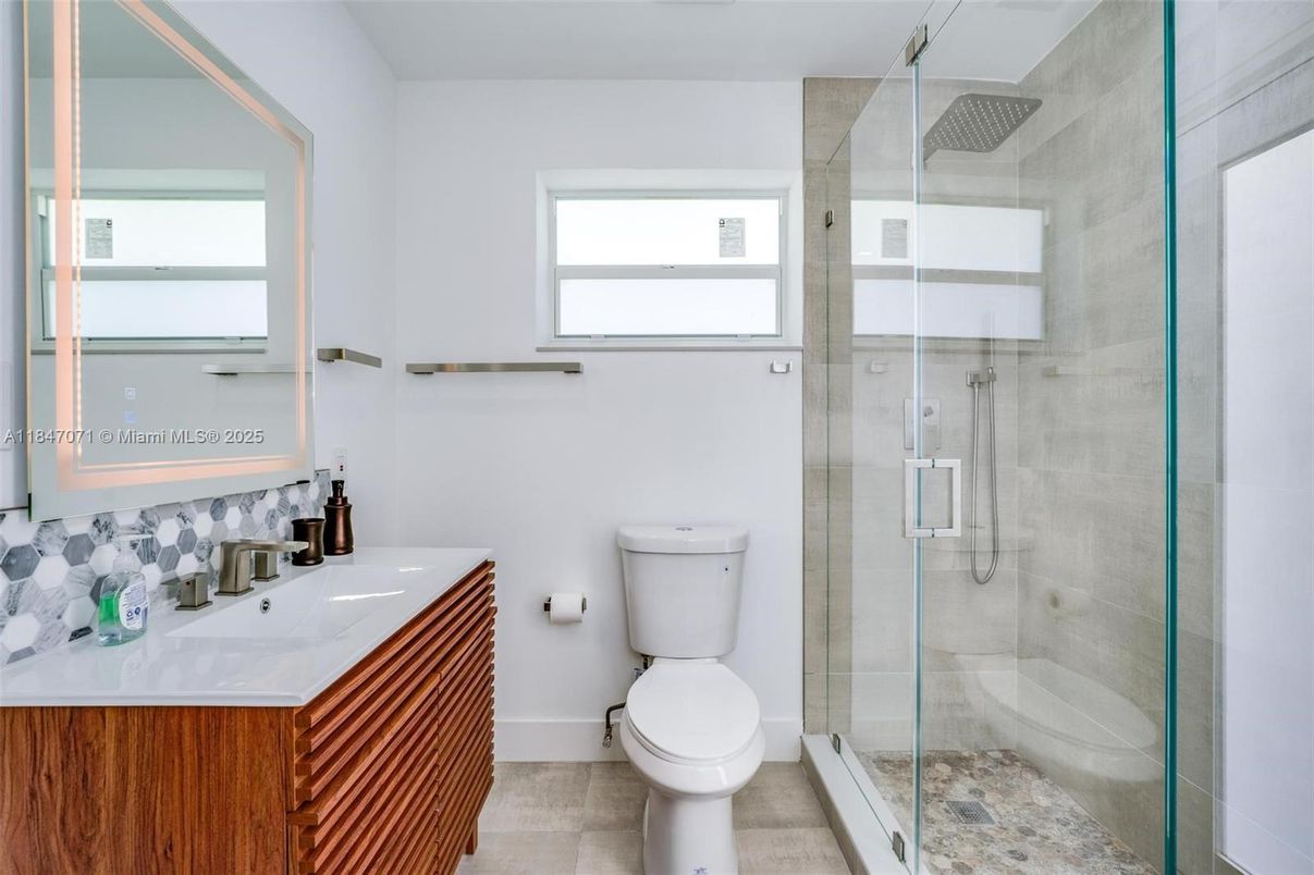 Bathroom, Glass Shower, Interior