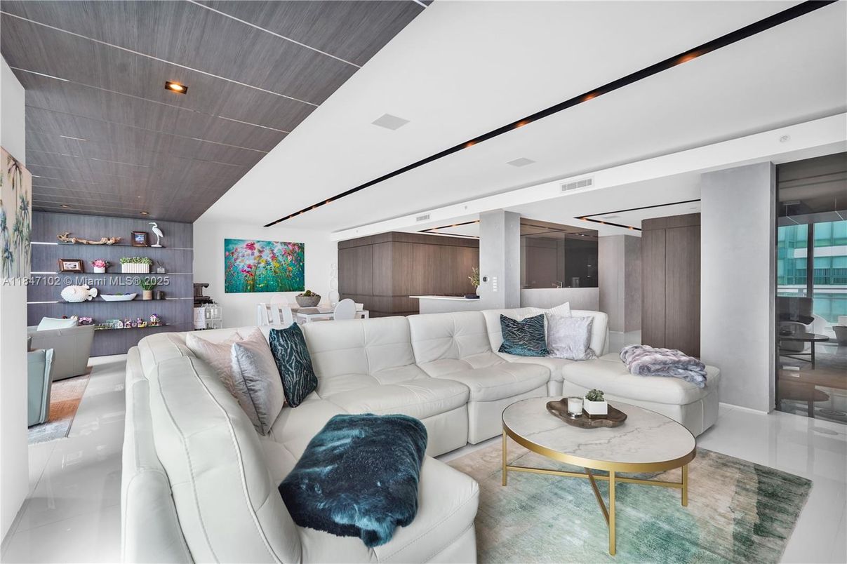 Interior, Living room, Recessed Lighting