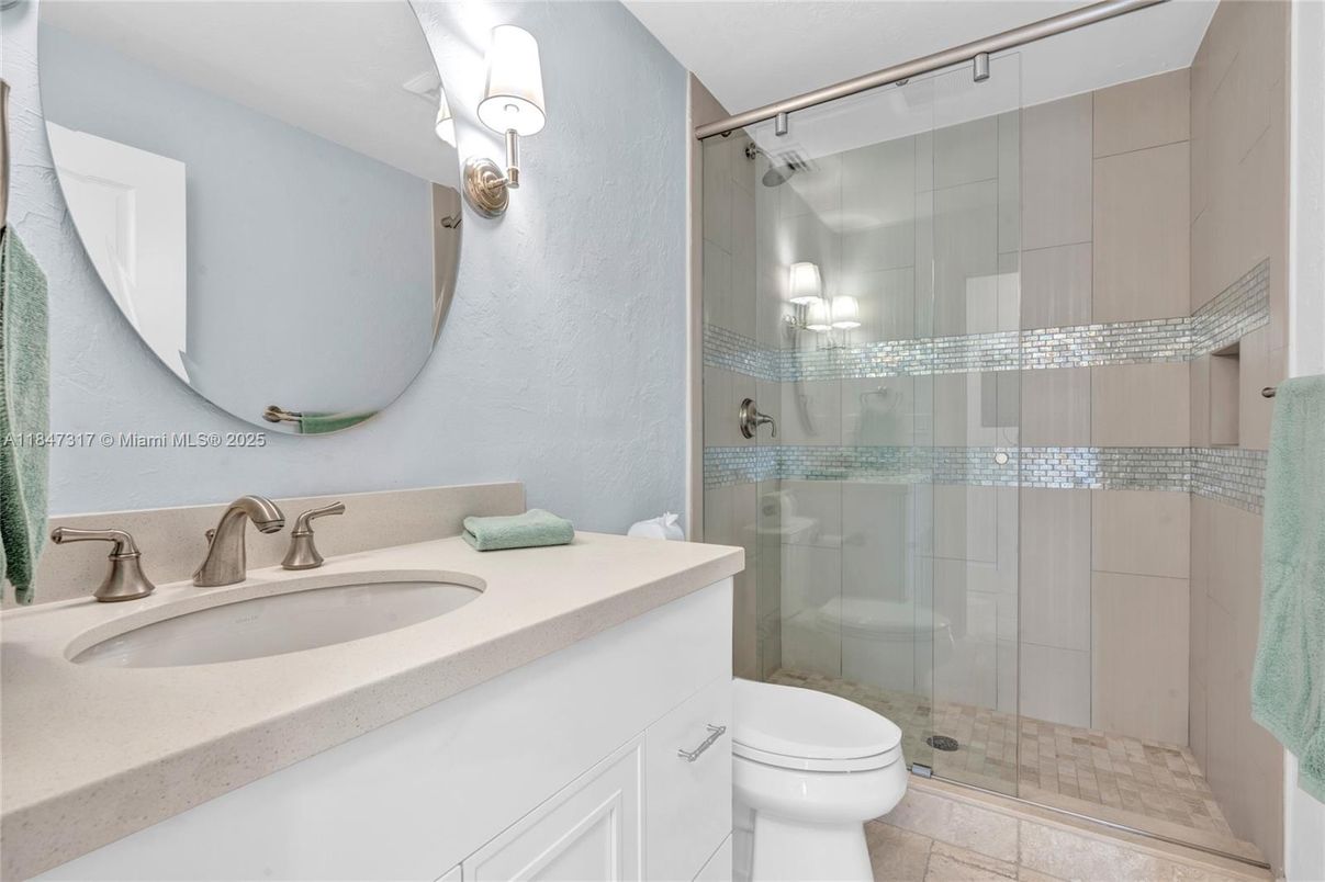 Bathroom, Glass Shower, Interior