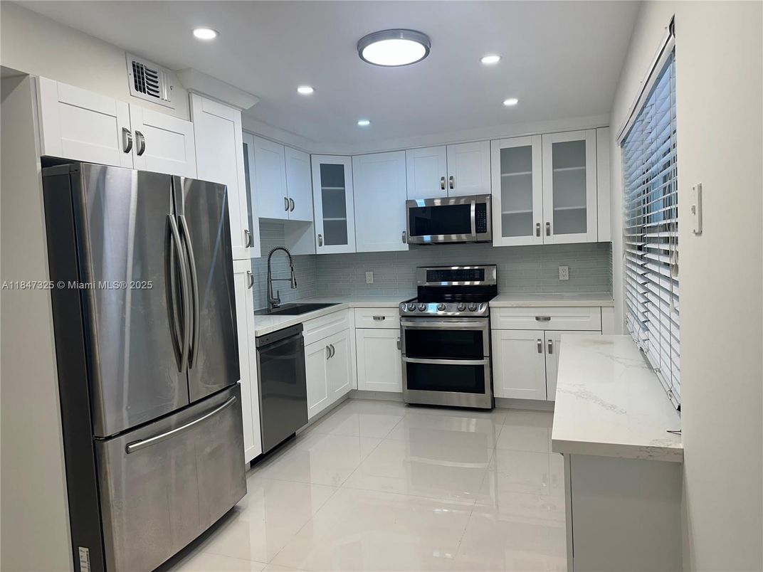 Interior, Kitchen, Recessed Lighting, Stainless Steel Appliances