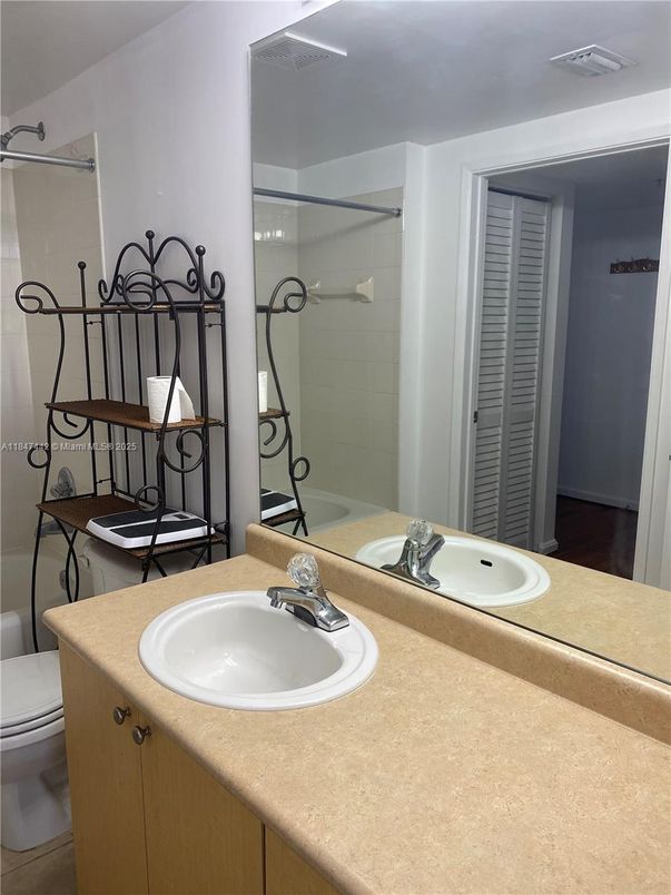 Bathroom, Dual Sink Vanities, Glass Shower, Interior