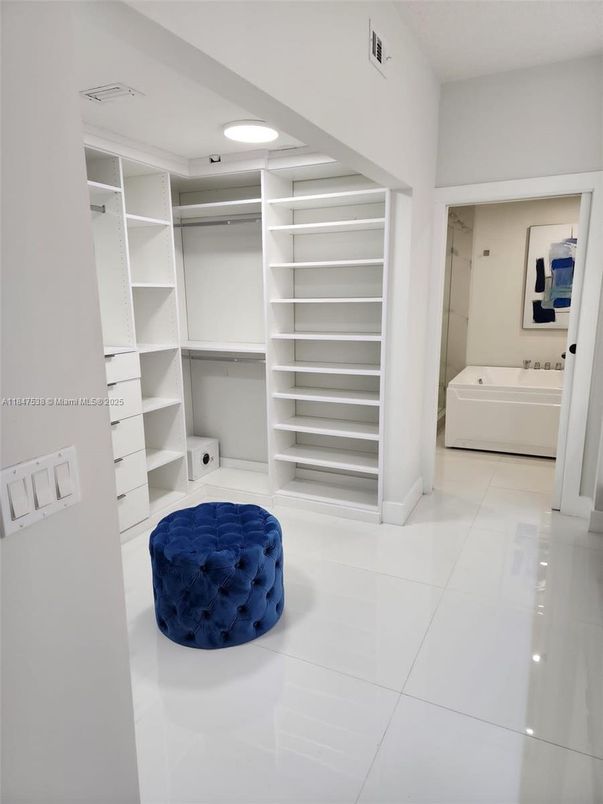 Bathroom, Interior, Recessed Lighting, Walk-in Closets