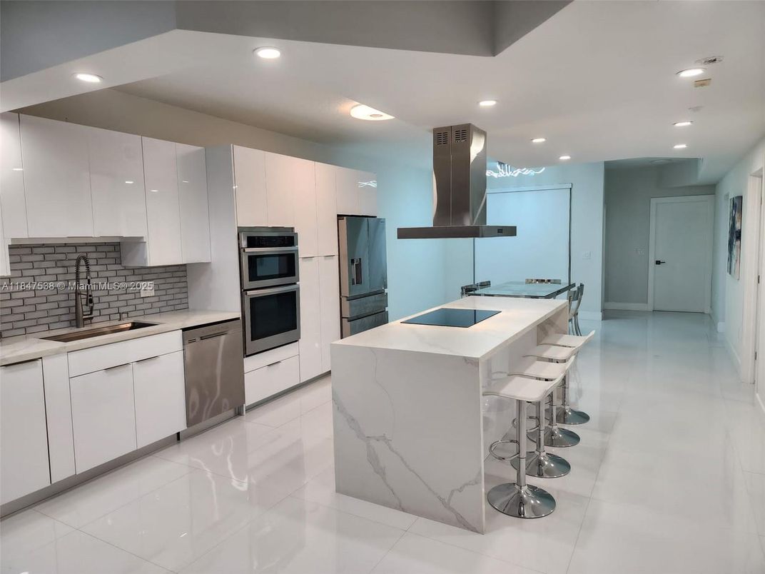 Interior, Kitchen, Recessed Lighting, Stainless Steel Appliances