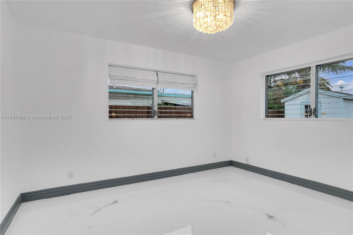 Chandelier, Empty room, Interior