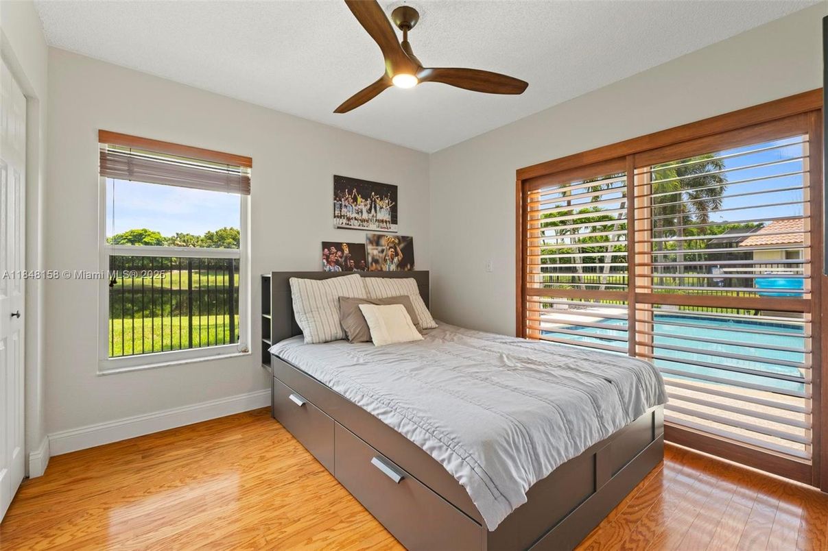 Bedroom, Interior, Wood Texture Flooring