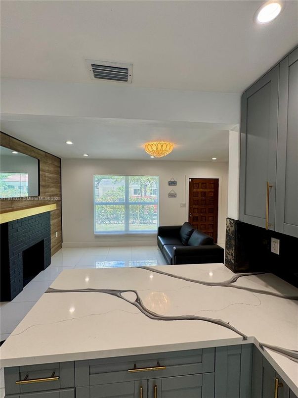 Fireplace, Interior, Recessed Lighting