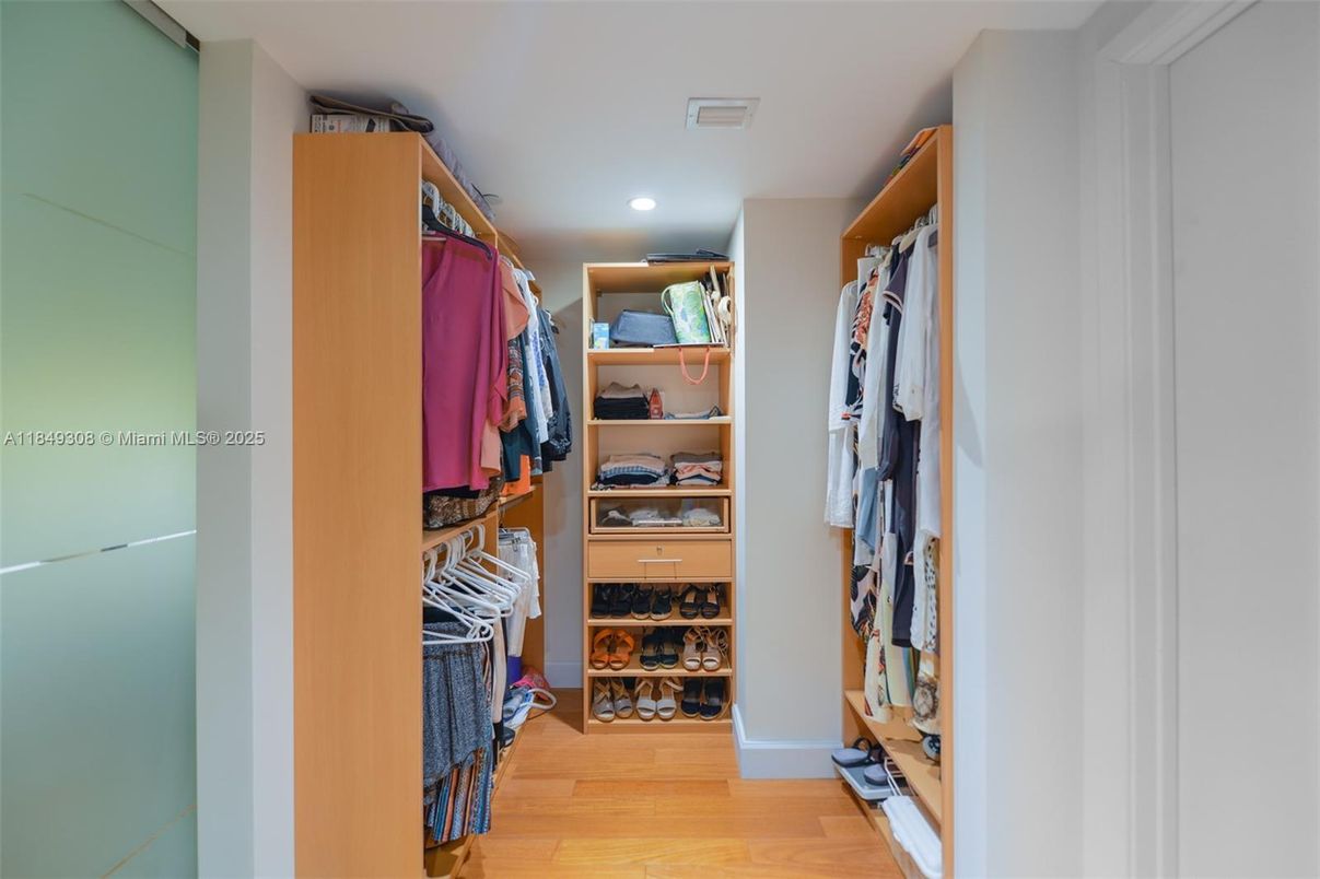 Interior, Recessed Lighting, Walk-in Closets, Wood Texture Flooring