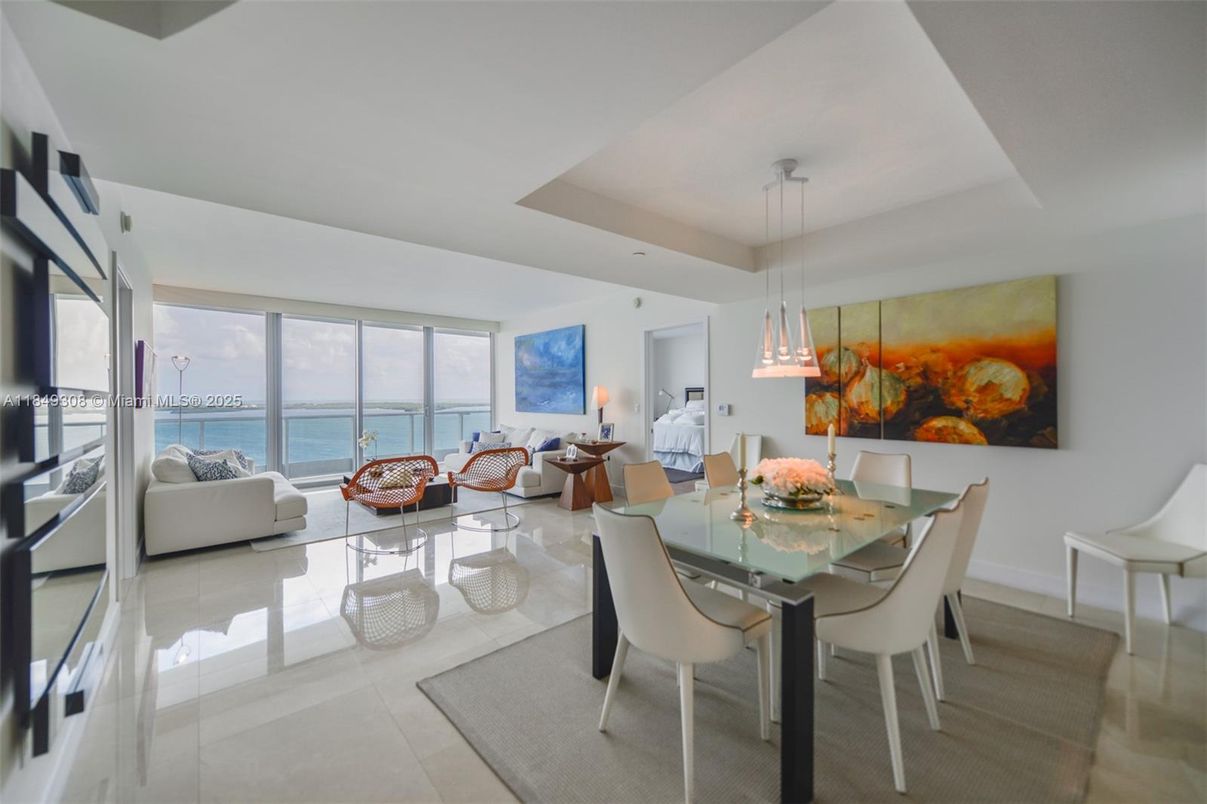 Dining room, Interior, Living room, Pendant Lights, Water