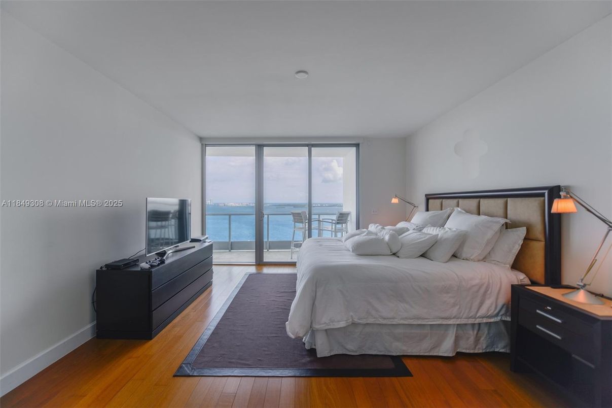 Bedroom, Interior, Water, Wood Texture Flooring