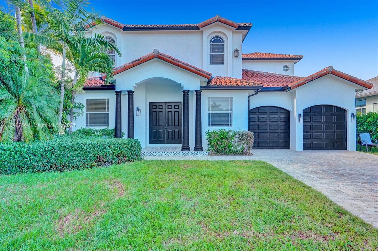 Attached, Backyard, Exterior, Facade, Spanish Mediterranean