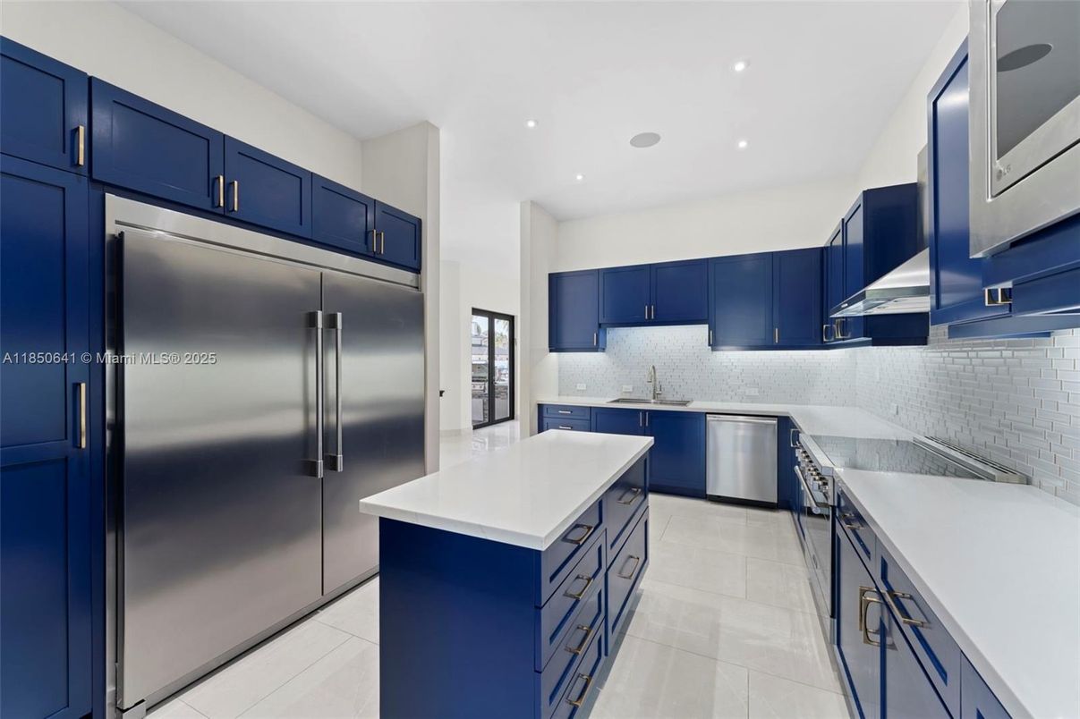 Interior, Kitchen, Recessed Lighting, Stainless Steel Appliances
