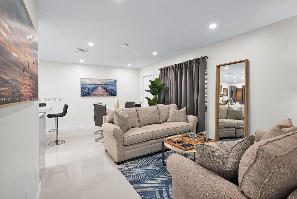Interior, Living room, Recessed Lighting