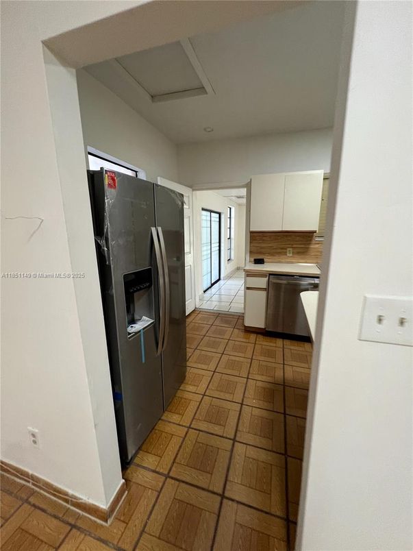 Interior, Kitchen, Wood Texture Flooring