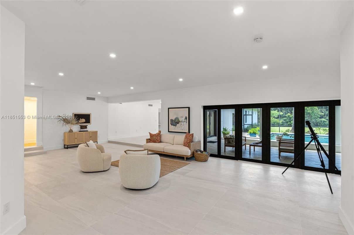 Interior, Living room, Recessed Lighting