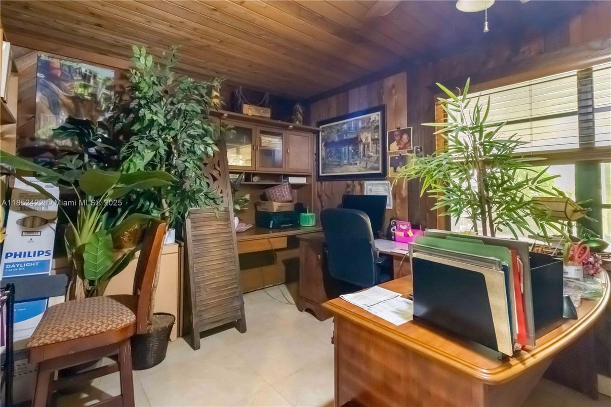 Home Office, Interior, Wooden Ceilings, Wooden Walls