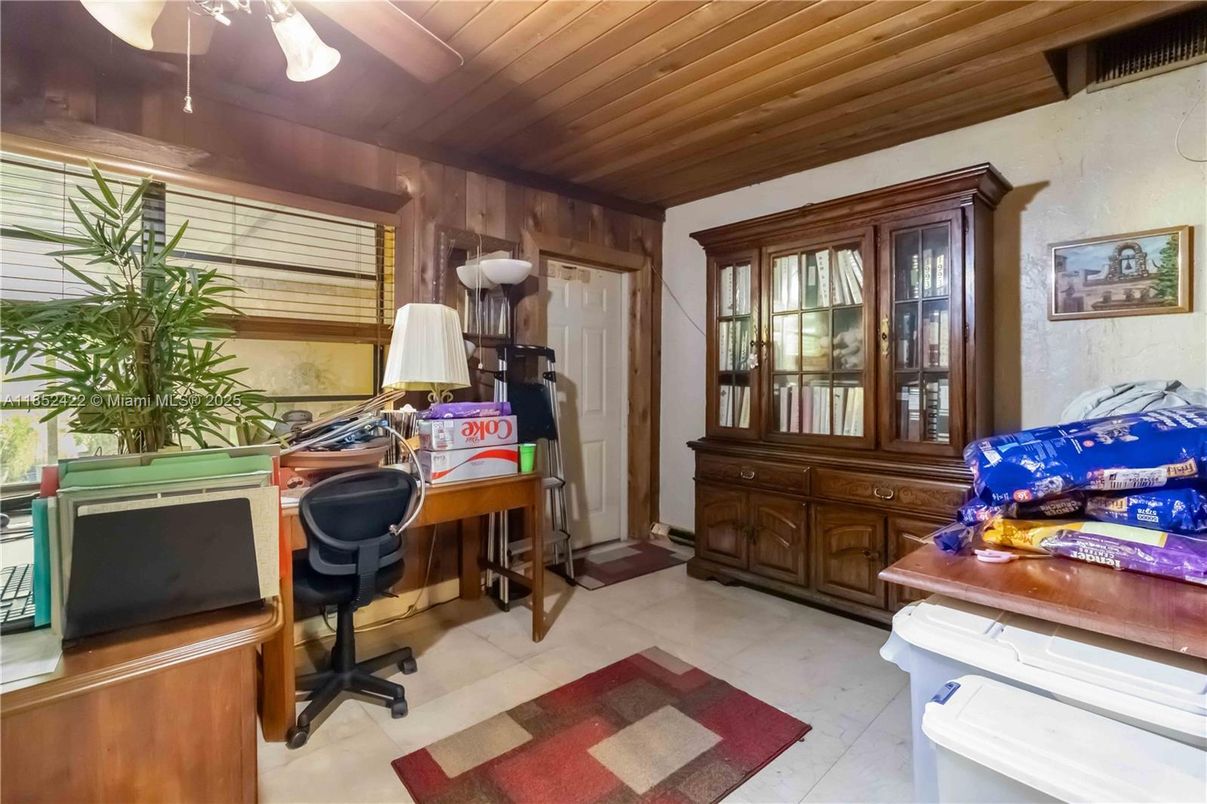 Home Office, Interior, Wooden Ceilings, Wooden Walls