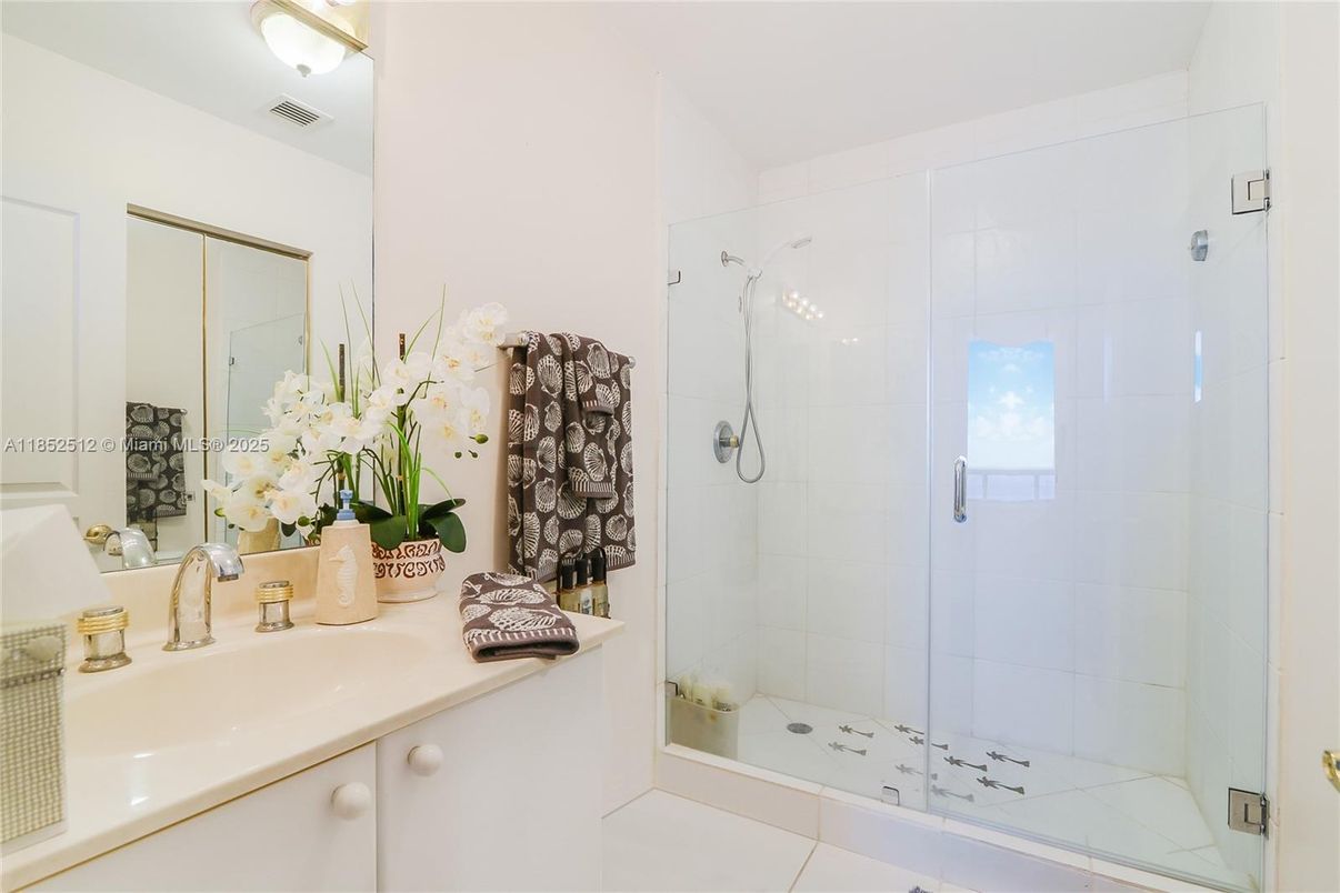 Bathroom, Glass Shower, Interior