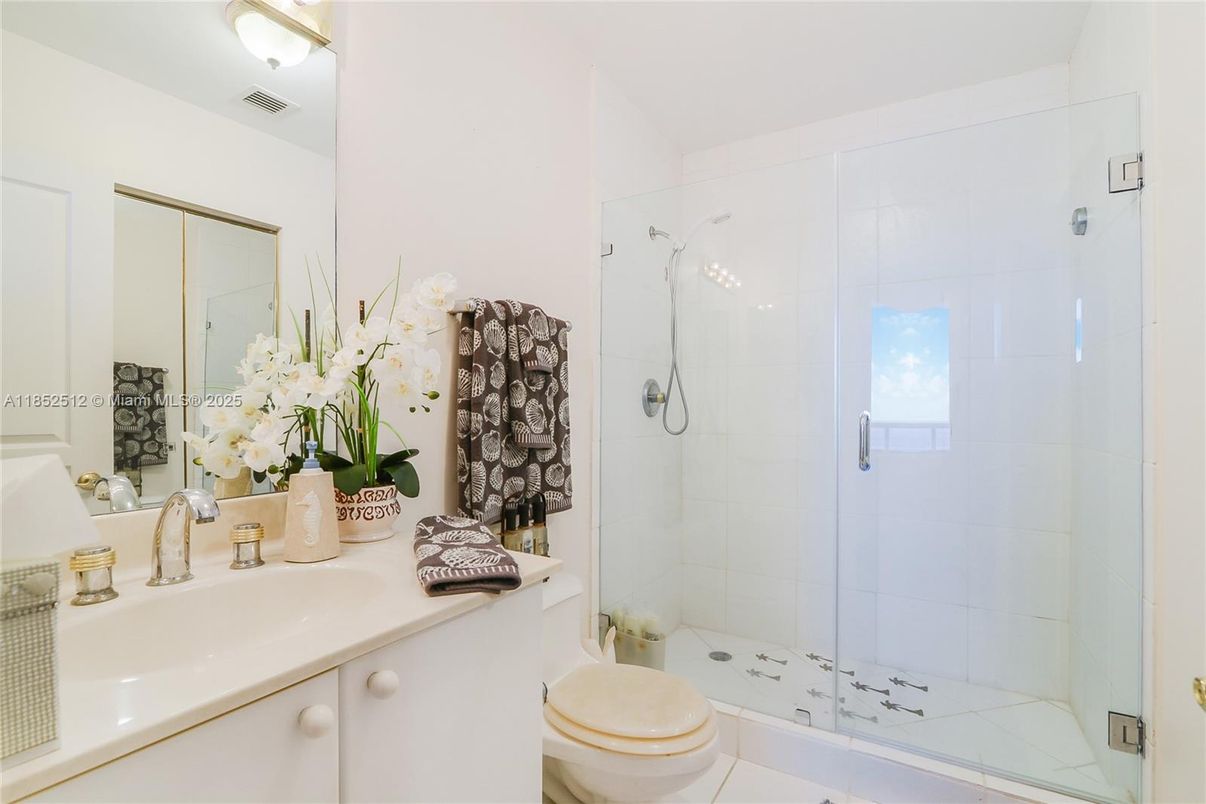 Bathroom, Glass Shower, Interior