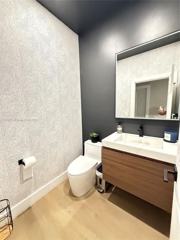 Bathroom, Interior, Wood Texture Flooring