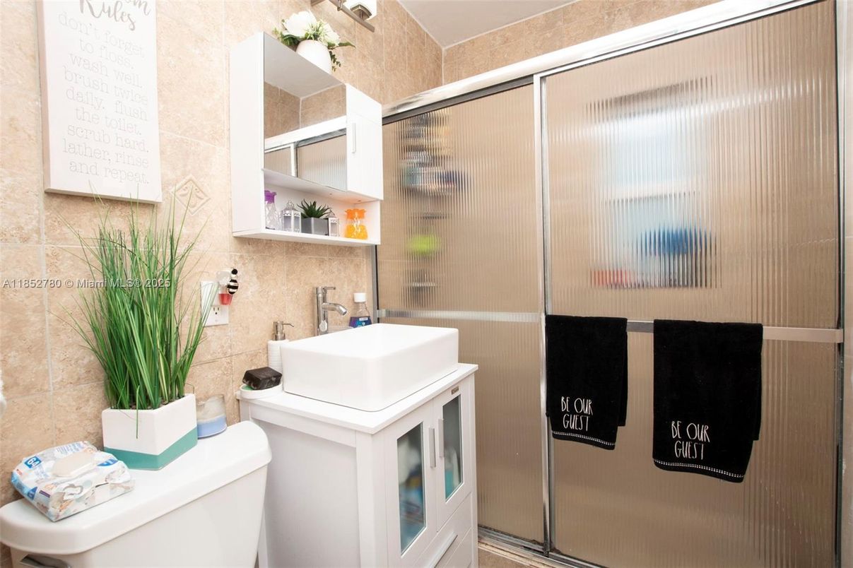 Bathroom, Glass Shower, Interior