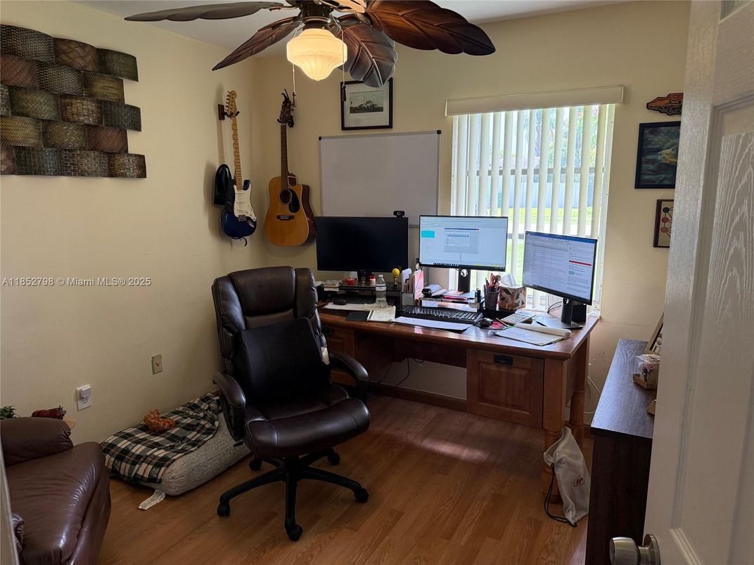 Home Office, Interior, Wood Texture Flooring