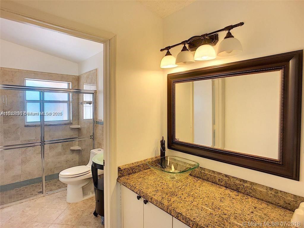 Bathroom, Glass Shower, Interior, Tile Countertops