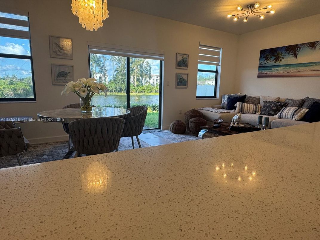 Chandelier, Dining room, Interior, Living room, Water