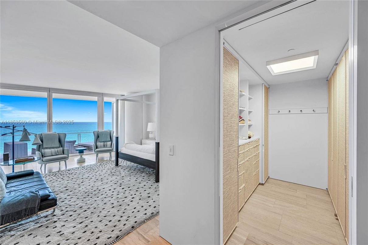 Bedroom, Interior, Water, Wood Texture Flooring
