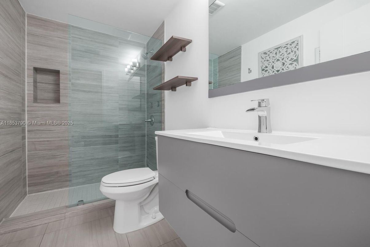 Bathroom, Glass Shower, Interior