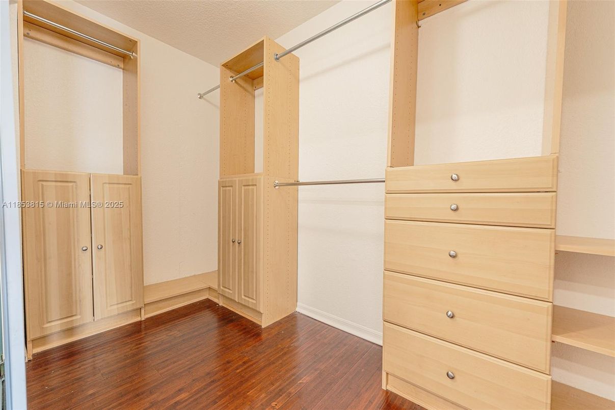 Interior, Walk-in Closets, Wood Texture Flooring