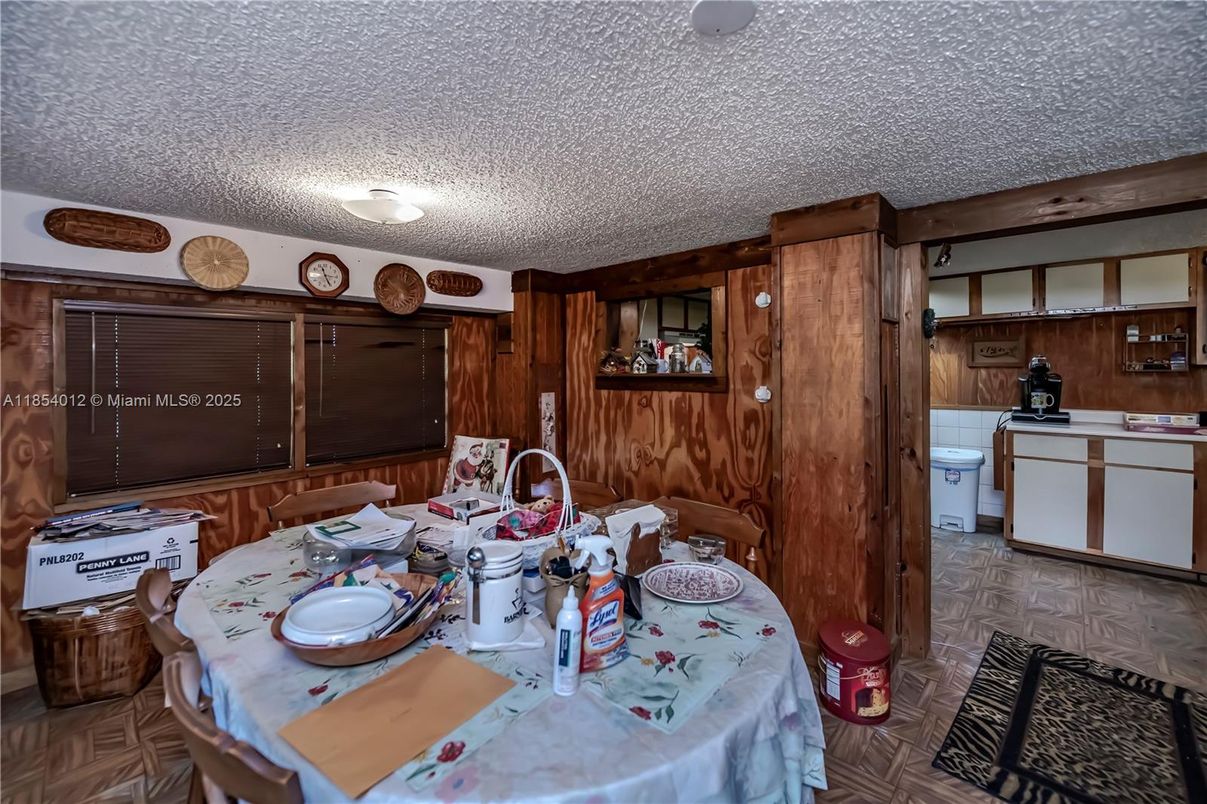 Dining room, Interior, Washer, Wooden Walls