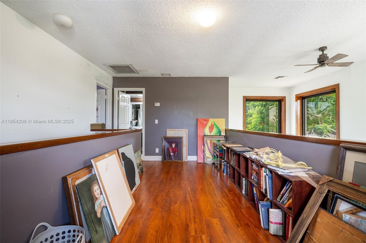 Fireplace, Home Office, Interior, Wood Texture Flooring