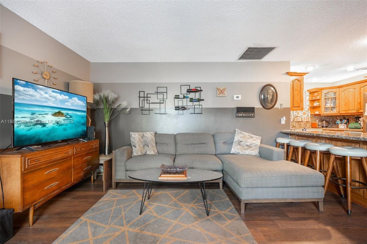 Interior, Kitchen, Living room, Wood Texture Flooring
