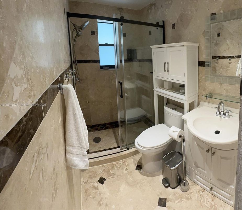 Bathroom, Glass Shower, Interior