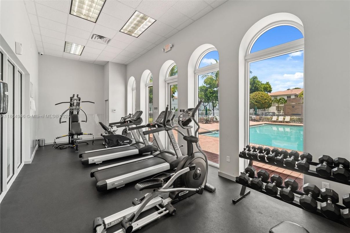 Fitness Equipment, Gym, Interior