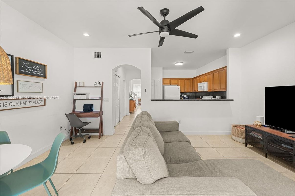 Home Office, Interior, Kitchen, Recessed Lighting