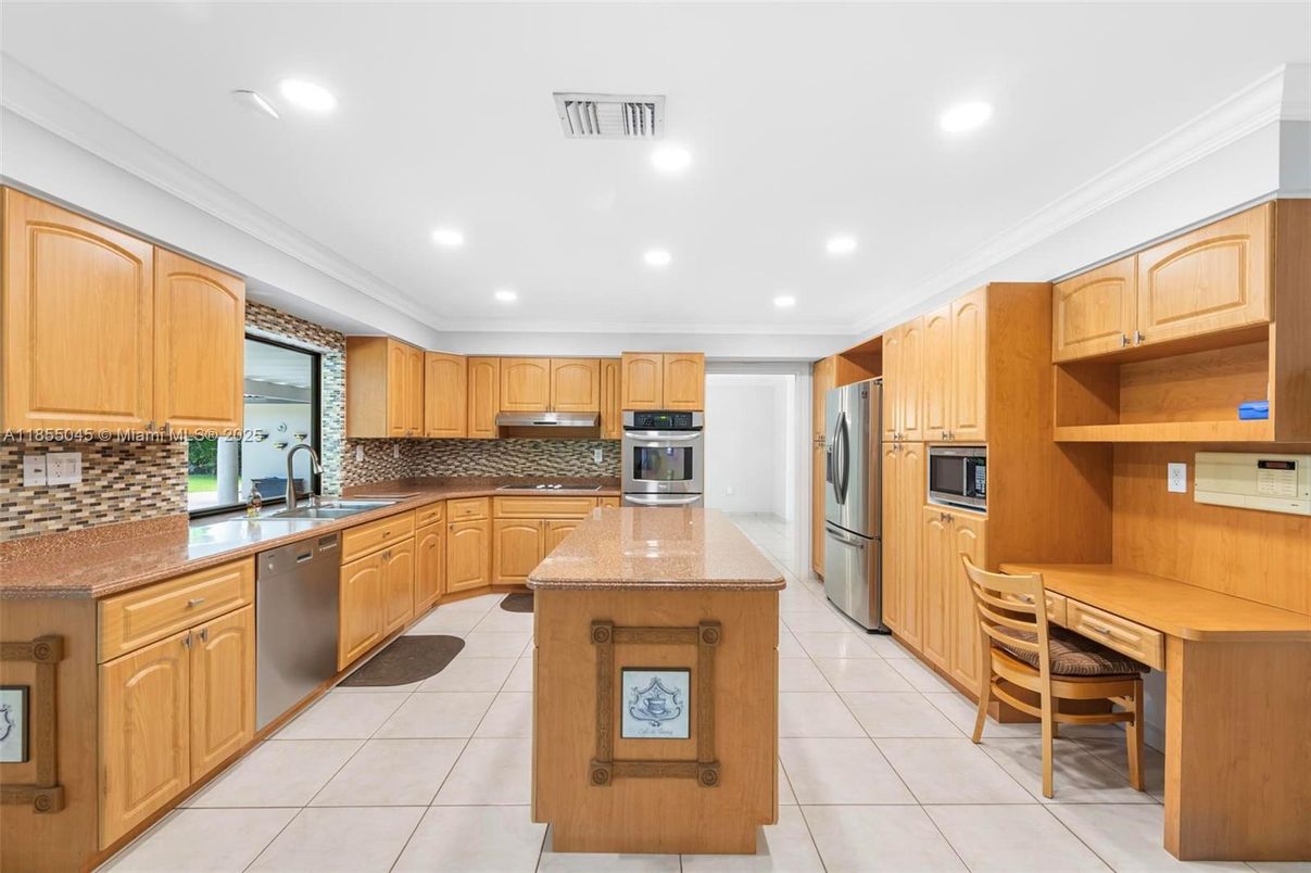 Interior, Kitchen, Recessed Lighting, Stainless Steel Appliances