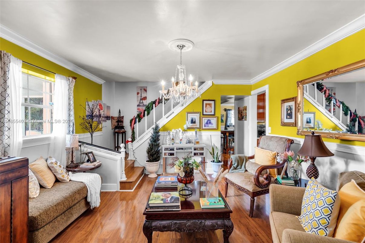 Chandelier, Interior, Living room, Wood Texture Flooring