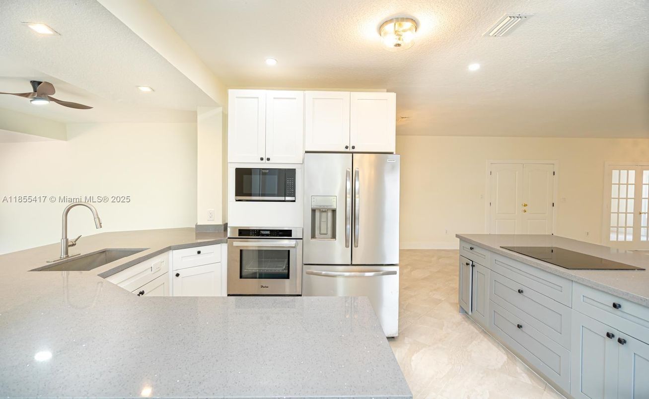 Interior, Kitchen, Recessed Lighting, Stainless Steel Appliances