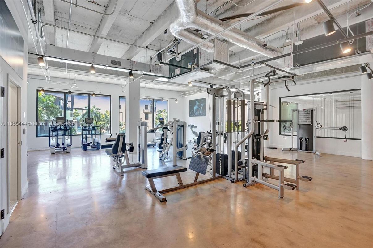 Fitness Equipment, Gym, Interior